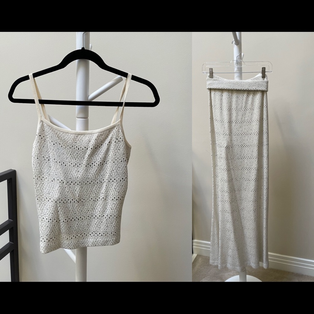 St. John Tank Top and Skirt Set